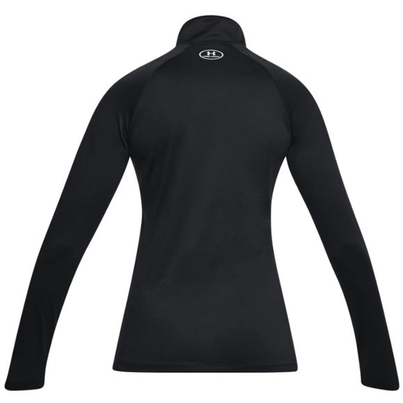Under Armour NWT Women’s Tech Half Zip Black Pullover Small 1320126 - Picture 2 of 16